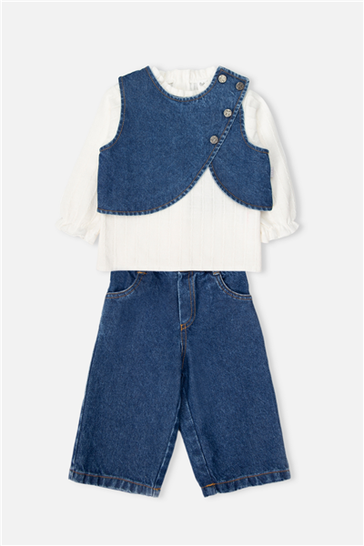 KOT YELEK 3LÜ TAKIM (FASHION LIFE) LACİVERT