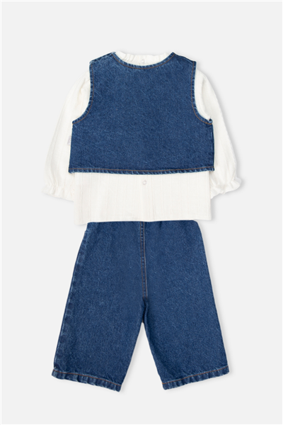KOT YELEK 3LÜ TAKIM (FASHION LIFE) LACİVERT