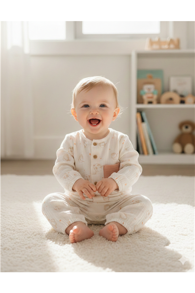 MÜSLİN GOLF TULUM BASKILI (PILLOWY) KİREMİT