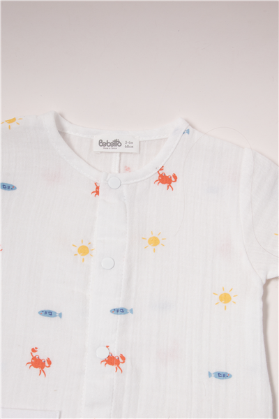 MÜSLİN GOLF TULUM (FUNNY CRAB) EKRU