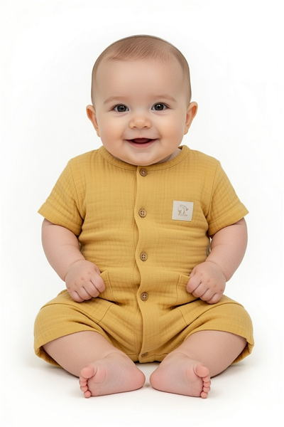 MÜSLİN GOLF TULUM (PILLOWY) HARDAL