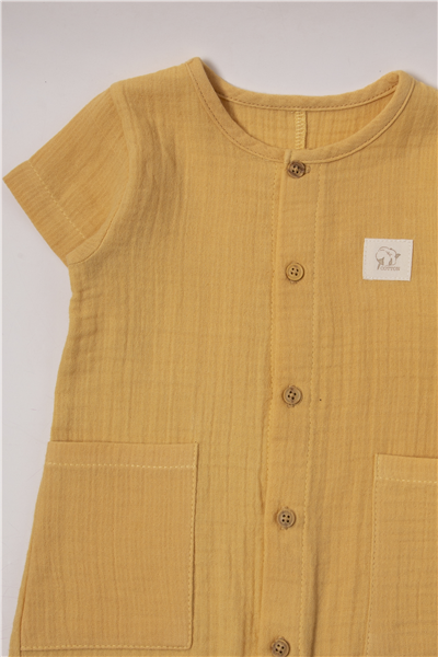 MÜSLİN GOLF TULUM (PILLOWY) HARDAL