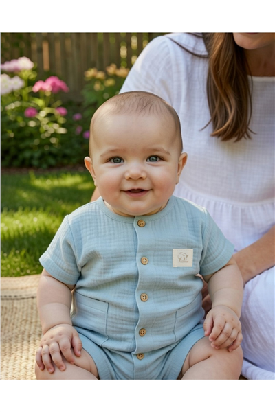 MÜSLİN GOLF TULUM (PILLOWY) MAVİ