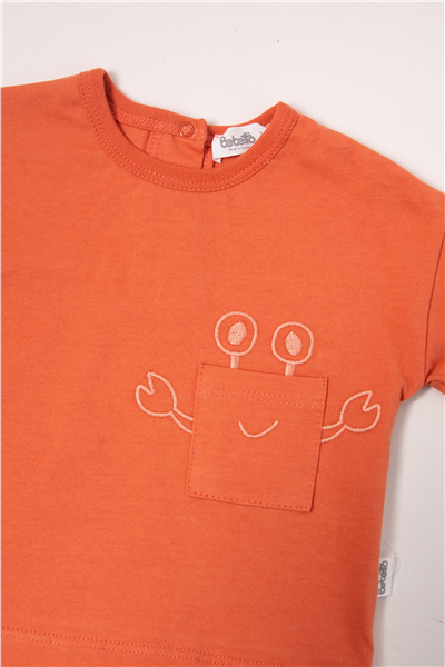 MÜSLİN PANTOLON 2Lİ TAKIM (FUNNY CRAB) ORANJ