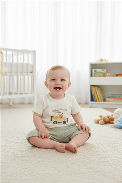 MÜSLİN ŞORT 2Lİ TAKIM (ADVENTURE) YEŞİL