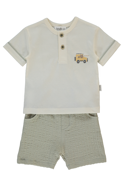 MÜSLİN ŞORT 2Lİ TAKIM (ADVENTURE) YEŞİL