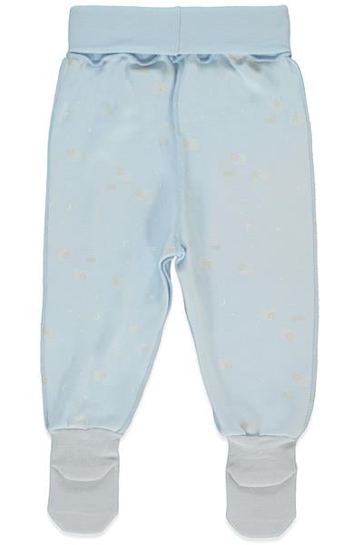ORGANİK İNTERLOK ÇORAPTOLON (ORGANIC SLEEPY SHEEPY) MAVİ
