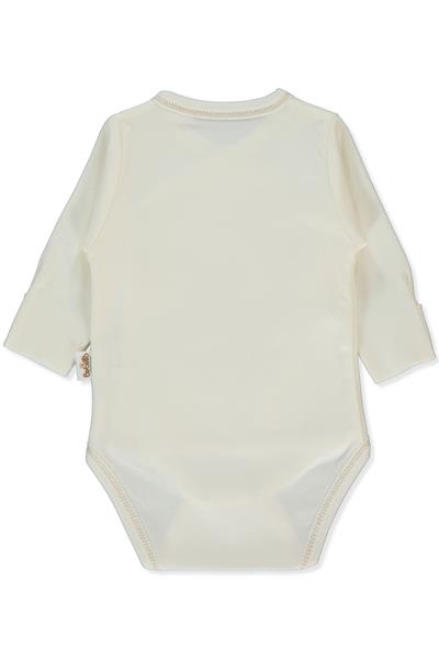 ORGANİK İNTERLOK KRUVAZE BODY (ORGANIC BORN WITH LOVE) KOYU EKRU