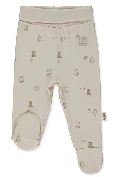 ORGANİK İNTERLOK PATİKLİ PANTOLON (ORGANIC FUN MOMENT) BEJ