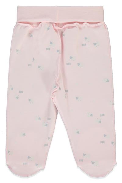ORGANİK İNTERLOK PATİKLİ PANTOLON (ORGANIC SLEEPY SHEEPY) PEMBE