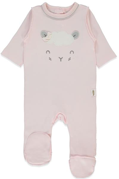 ORGANİK İNTERLOK PATİKLİ TULUM (ORGANIC SLEEPY SHEEPY) PEMBE