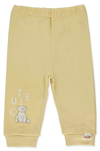 ORGANİK İNTERLOK PATİKSİZ PANTOLON (ORGANIC FUN MOMENT) SARI