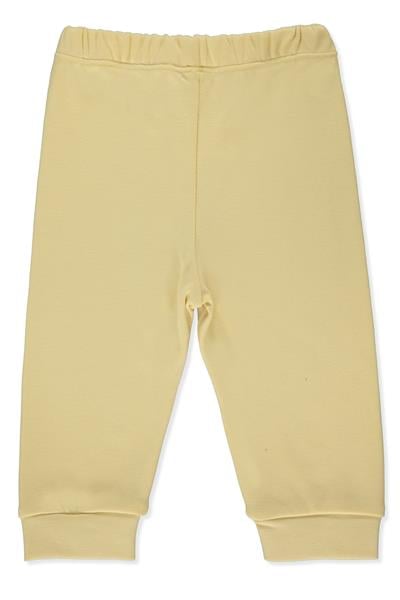 ORGANİK İNTERLOK PATİKSİZ PANTOLON (ORGANIC FUN MOMENT) SARI