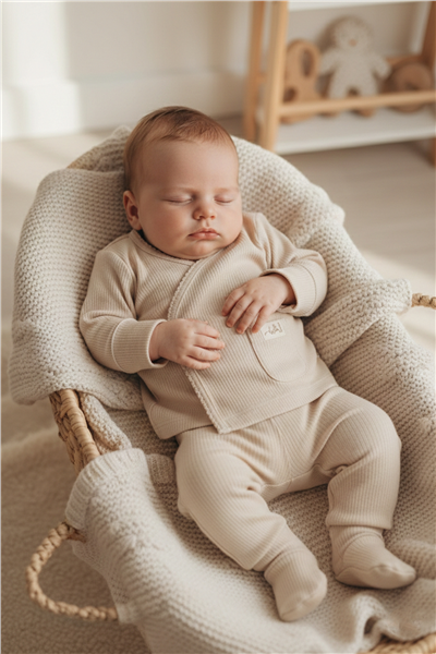 ORGANİK RAPORLU İNTERLOK PANTOLON (ORGANIC BE NATURE) BEJ