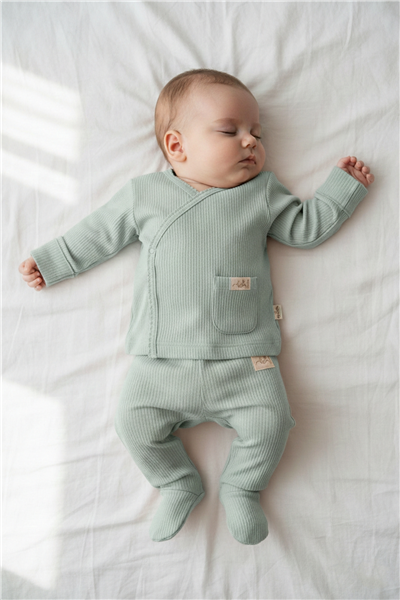 ORGANİK RAPORLU İNTERLOK PANTOLON (ORGANIC BE NATURE) MİNT