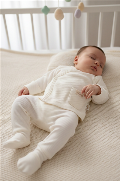 ORGANİK RAPORLU İNTERLOK PANTOLON (ORGANIC BE NATURE) EKRU
