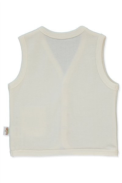 ORGANİK RAPORLU İNTERLOK YELEK (ORGANIC BE NATURE) EKRU