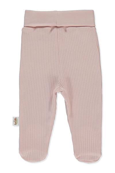 ORGANİK RAPORLU KAŞKORSE PATİKLİ PANTOLON (ORGANIC BORN WITH LOVE) GÜL KURUSU