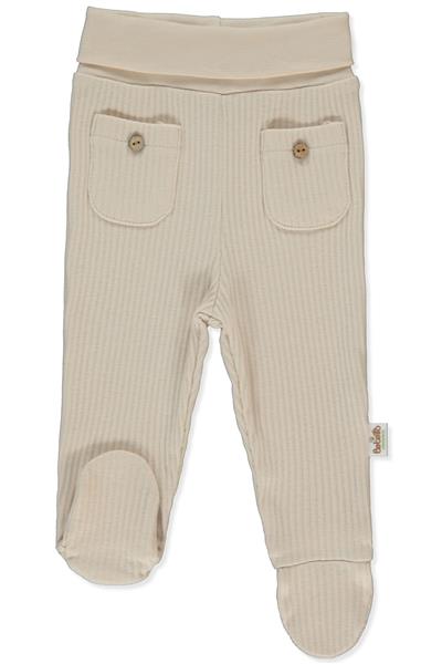 ORGANİK RAPORLU KAŞKORSE PATİKLİ PANTOLON (ORGANIC BORN WITH LOVE) BEJ