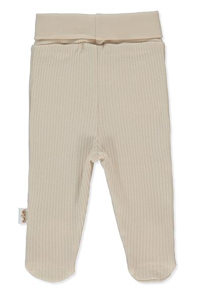 ORGANİK RAPORLU KAŞKORSE PATİKLİ PANTOLON (ORGANIC BORN WITH LOVE) BEJ
