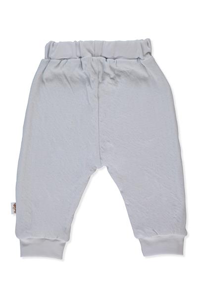 ORGANİK SÜPREM DOUBLE PATİKSİZ PANTOLON (ORGANIC STARS AND KOALAS) GRİ