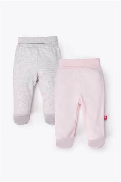 PATİKLİ PANTOLON 2Lİ (ALWAYS RAPORLU İNTERLOK) PEMBE