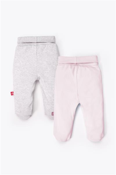 PATİKLİ PANTOLON 2Lİ (ALWAYS RAPORLU İNTERLOK) PEMBE