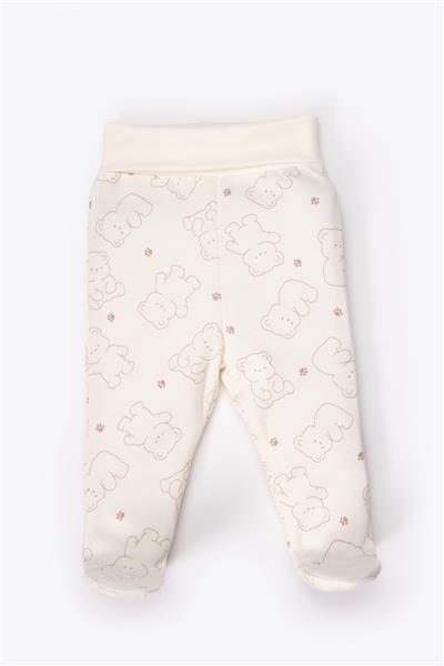 PATİKLİ PANTOLON 2Lİ (CUTE BEAR) BEJ