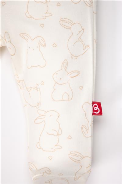 PATİKLİ PANTOLON 2Lİ (CUTE BUNNY) BEJ
