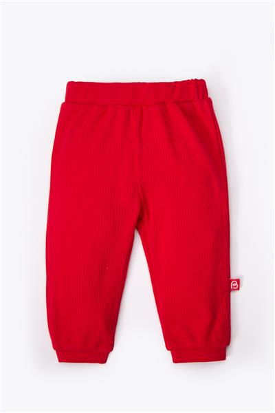 PATİKSİZ PANTOLON 2Lİ (ALWAYS RAPORLU İNTERLOK) KIRMIZI