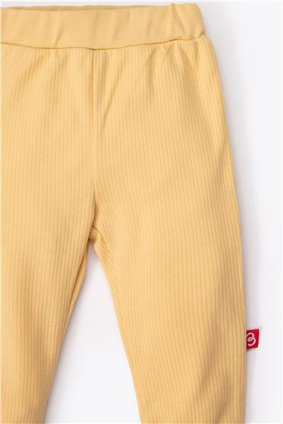 PATİKSİZ PANTOLON 2Lİ (ALWAYS RAPORLU İNTERLOK) HARDAL
