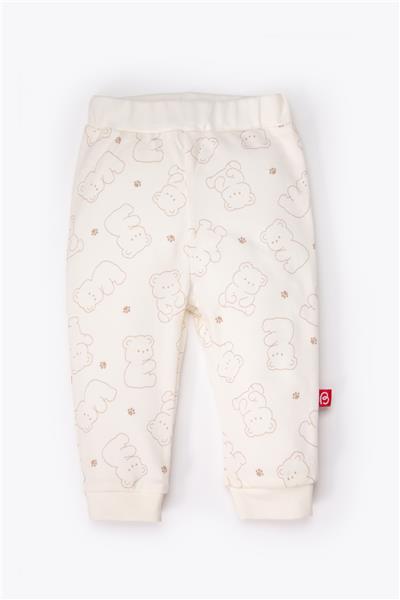 PATİKSİZ PANTOLON 2Lİ (CUTE BEAR) BEJ
