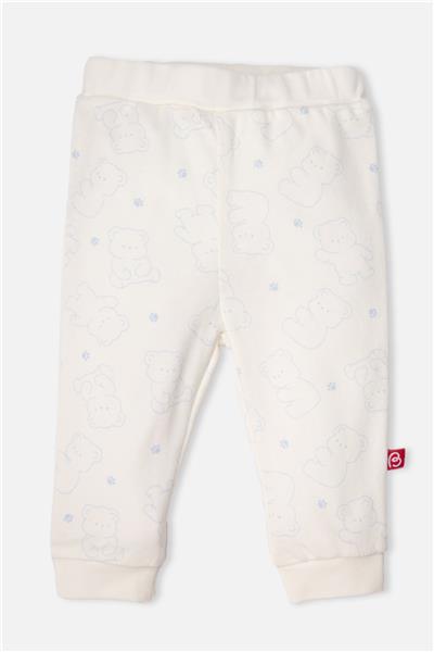 PATİKSİZ PANTOLON 2Lİ (CUTE BEAR) MAVİ