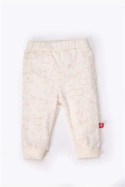 PATİKSİZ PANTOLON 2Lİ (CUTE BUNNY) BEJ