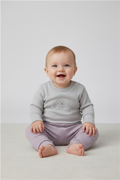 PATİKSİZ PANTOLON 2Lİ (CUTE BUNNY) MOR