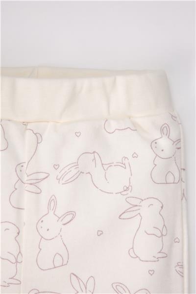 PATİKSİZ PANTOLON 2Lİ (CUTE BUNNY) MOR