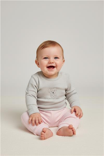 PATİKSİZ PANTOLON 2Lİ (CUTE BUNNY) PEMBE
