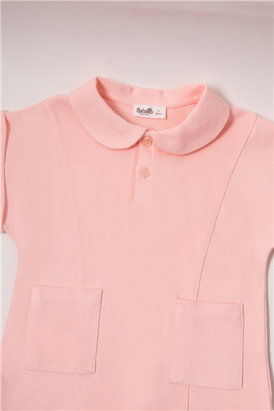 PİKE ELBİSE (COLORFUL MOMENT) PEMBE