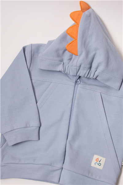 PİKE HIRKA 3LÜ TAKIM (DINO) MAVİ