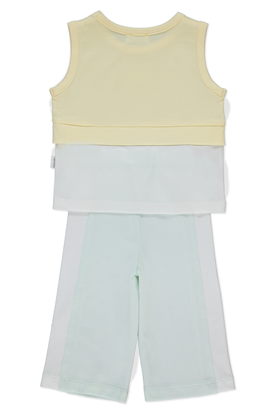 PİKE PANTOLON 2Lİ TAKIM (COLORFUL MOMENT) SARI