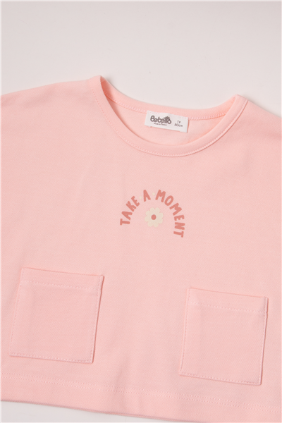 PİKE ŞORT 2Lİ TAKIM (COLORFUL MOMENT) PEMBE