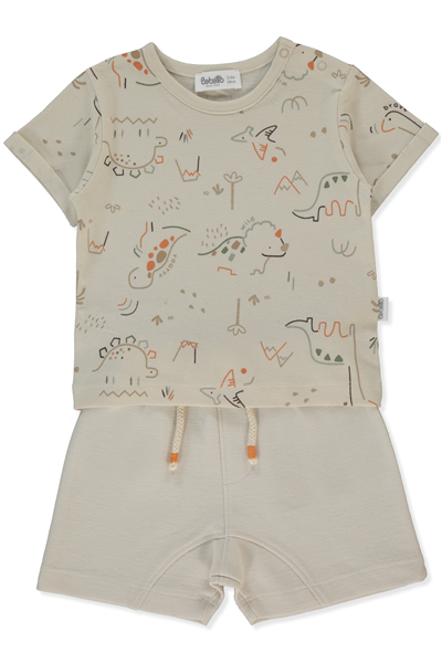 PİKE ŞORT 2Lİ TAKIM (DINO) BEJ