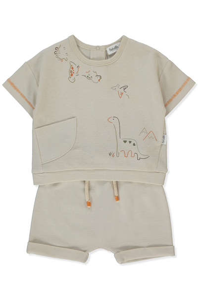 PİKE ŞORT 2Lİ TAKIM (DINO) BEJ