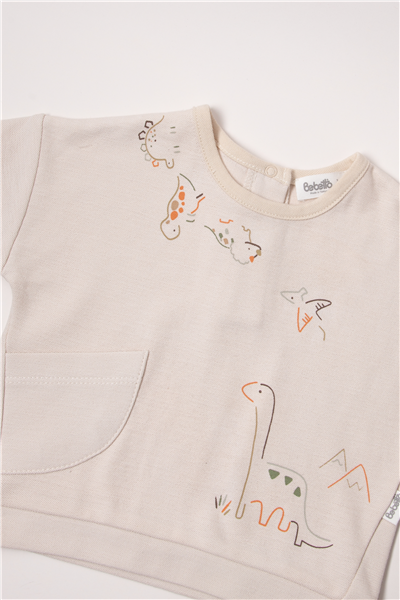 PİKE ŞORT 2Lİ TAKIM (DINO) BEJ