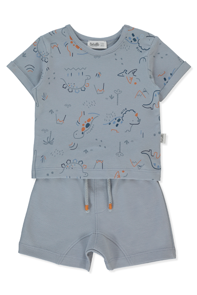 PİKE ŞORT 2Lİ TAKIM (DINO) MAVİ