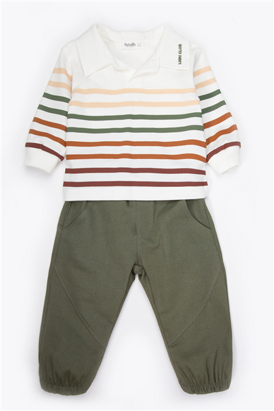 PİKE SWEAT 2Lİ TAKIM (LITTLE CUBS) HAKİ