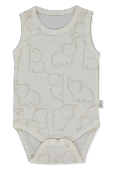 RİBANA ATLET BODY YAŞ (HAPPY ANIMAL) BEJ
