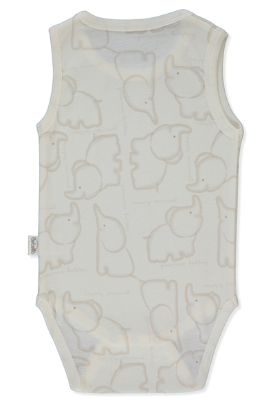 RİBANA ATLET BODY YAŞ (HAPPY ANIMAL) BEJ