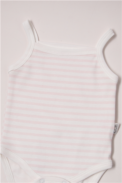 RİBANA İP ASKILI BODY AY (HAPPY ANIMAL) PEMBE
