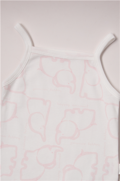 RİBANA İP ASKILI BODY YAŞ (HAPPY ANIMAL) PEMBE